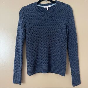 Victoria's Secret Navy Crew Neck knit Sweater 100% cotton size XS